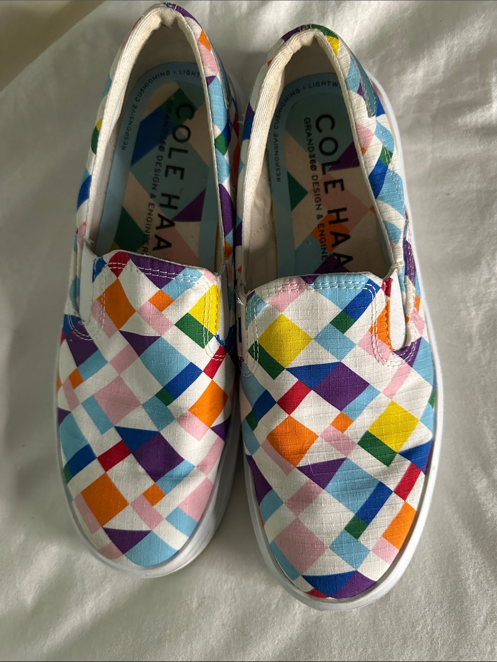 Cole Haan Pride Mens Multicolor Slip-On Sneakers